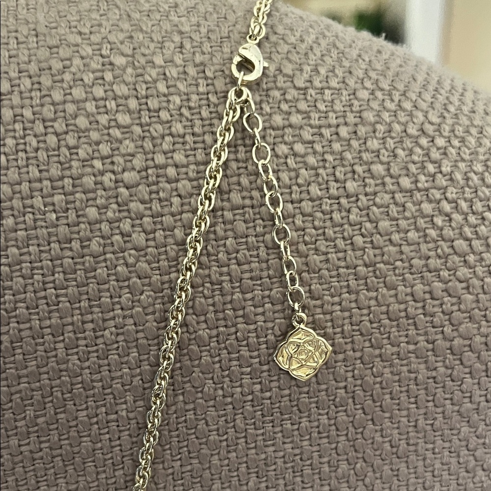 Gold Kendra Scott Black Tassel Necklace - Picture 3 of 3